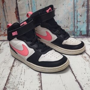 Nike Black and Pink Girls High tops
